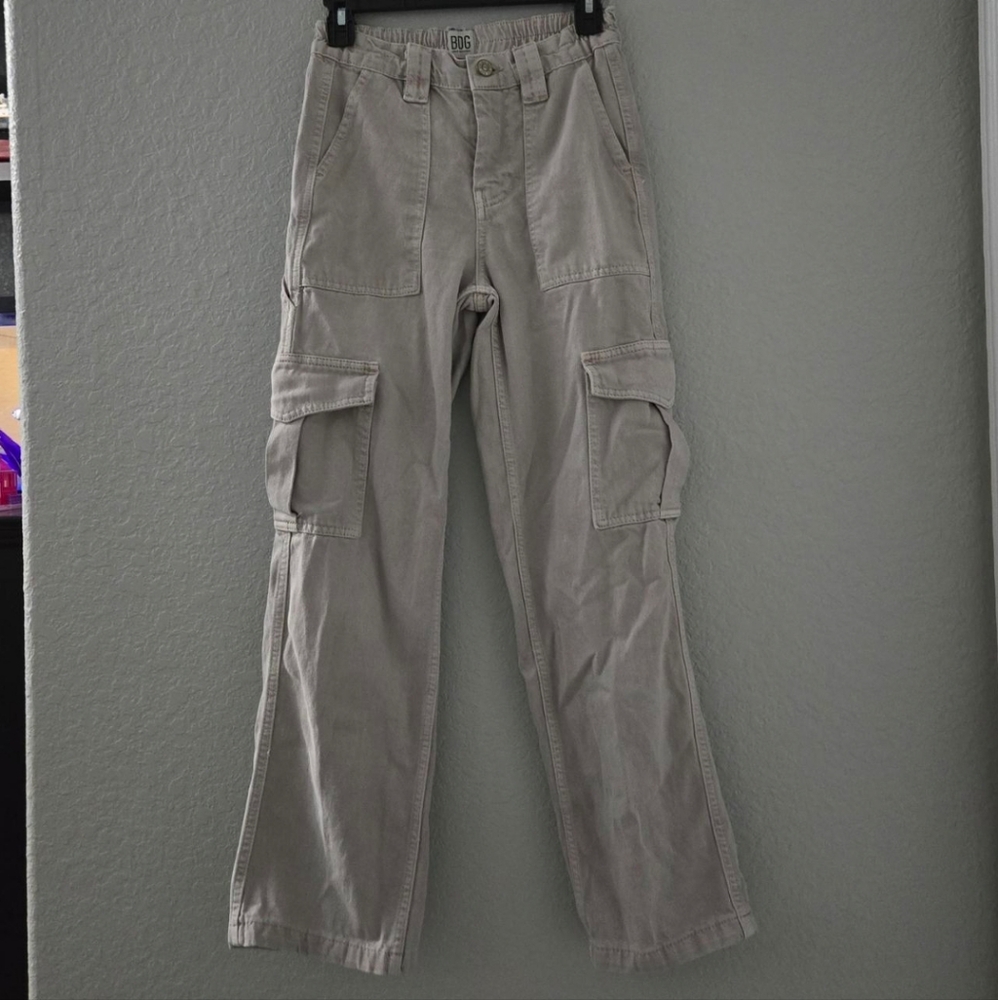 Women's Gray Cargo Pants